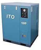 ITO コンプレッサー 10馬力 10HP ボックスタイプ 三相 200V 50-60Hz 新品 1年部品保証付