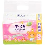 【Amazon.co.jp限定】【手口ふき420枚】ピ ジョン 手・くちふきとりナップ 420枚(70枚×6P)