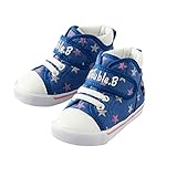 mikihouse Double_B/ミキハウスダブルB ドット柄セカンドベビーシューズ １３cm,紺