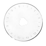 asiproper ロータリーカッター ブレード ステッチ パッチワーク ホブ 裁断 ユニバーサル レザー ファブリック カット 45mm ツール アクセサリー ロータリーカッターブレード 手芸 紙 