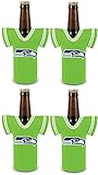 NFLシアトル・シーホークスJersey Bottle Koozie 4パック
