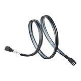 Silver Stone SFF-8643 から SFF-8643への内部Mini SAS HDケーブル – 750mm SST-CPS04-750 【日本正規代理店品】 ブラック