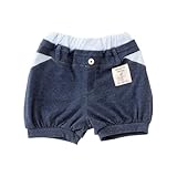 (チャックル) chuckle *ボンシュシュ*かぼちゃパンツ【ショートパンツ】 ブルー 90cm P3212-90-31