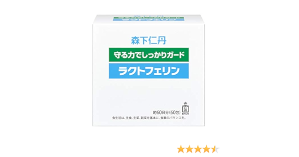 Amazon 森下仁丹 ラクトフェリン ６０包 約６０日分 森下仁丹 乳酸菌