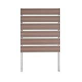 ガーデンフェンス 樹脂 アーバン1590 アルミの柱 ブラウン 人工木 フェンス 樹脂 防腐 目隠し ガーデン