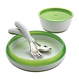 OXO Tot 4-Piece Feeding Set Green [並行輸入品]
