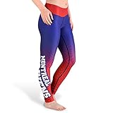 モントリオールカナディアンズレディースグラデーションレギンス XS ブルー