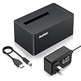 MAIWO SAS - USB 3.0アダプター、SAS SATAハードドライブエンクロージャリーダー、2.5 3.5インチHDD SSD用、容量24TB、12V/2A電源付き外付けハードドライブドッキングステーション ツールフリー