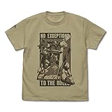 コスパ 機動戦士ガンダム 閃光のハサウェイ メッサーF01型 Tシャツ SAND KHAKI Lサイズ 綿製