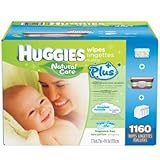 Baby Wipes MEGA PACK Brand New by HUGGIES NATURAL CARE 1160 Total Individual WIPES Special Assortmen