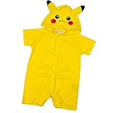 ポケモン ピカチュウ ポケットモンスター カーバーオール 変身なりきり ロンパース 【YP】 70cm ピカチュウ