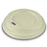 Planet + 100% Compostable PLA Hot Cup Lid Fits 8 oz Single Wall and Double Wall Hot Cups 1000-Count 