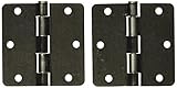 National Mfg Co 2パック3 – 1 / 2 " x 3 – 1 / 2 " 1 / 4 "半径ドアヒンジDesi N/A S808-204 1