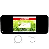 アーシングマット（Earthing Mat）68cm×25cm×3mm 高級レザー調 ２層構造