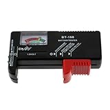 乾電池 残量 チェッカー テスター 測定器 単1～5形 9Ｖ形乾電池 1.5Ｖボタン電池