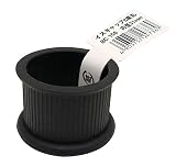 WAKI イスキャップB 丸型 内径31mm 黒 BC-156