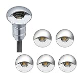 テラス・デッキライト FVTLED ガーデンライト スタンドライト DC12V 0.6W IP65 足元灯 省エネ 超寿命 玄関 廊下 CE RoHS認証 (6個セット ブルー)