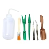 Beetrie 7pcs Succulent Transplanting Miniature Fairy Garden Planting Gardening Hand Tools Set [並行輸入品