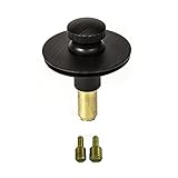 pf WaterworksユニバーサルリフトNロック(プッシュプル)バスタブ/ Bathtub Drain Stopper Includes 3 / 8」、5 / 16 "継手、アンティーク真鍮、pf