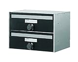 郵便受箱（ダイヤル錠付）前入前出型 戸数：2戸用 SMP-13-2　　新協和