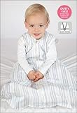 Bubbaroo Joey Swag Sleep Bag - Extra Heavy-weight 3.5TOG (Denim Stripe) Size 0-6 Months by Bubbaroo
