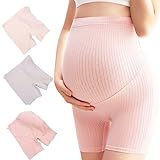[CORELAVISH] マタニティ レギンス 夏用 レギンスパンツ 大きいサイズ 綿 三分丈 3分丈 リブ 冬 腹巻き 腹巻パンツ タイツ