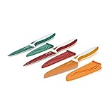 High Quality 3 Piece High Carbon Steel Knife Set, Multicolor