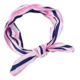 Tonsee 1pcベビーガールズストライプカチューシャウサギ耳 (0 months to 5 years old baby) Adjustable Tonsee