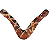 Rangs Boomerangs Aussie Fever - decorated wood boomerang - Right Handed
