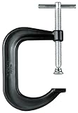Armstrong 78-338 8-Inch Capacity Super Deep, Square Throat Pattern C-Clamp, Zinc Plated by Apex Tool