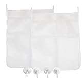 （アーネス）Arnes 主婦が選んだ おもちゃ 収納袋 多用途 片付けネット メッシュバッグ 3 ポケット 吸盤付 メッシュ バッグ 2組セット【保証付】