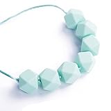 LovelyBaby Silicone Teething Necklace for Mom, Baby Teethers Necklace, Food Grade Silicone, Non-toxi