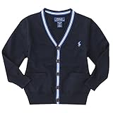 ポロ ラルフローレン カーディガン キッズ 2-4歳 （サイズ：2T、カラー：HUNTER NAVY MULTI） Polo Ralph Lauren [並行輸入品]