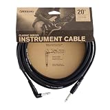 D'Addario ダダリオ シールドケーブル (ギターシールド) Classic Series Instrument Cable PW-CGTRA-20 (6.1m S-L) 【国内正規品】