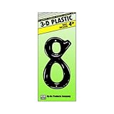 hy-ko pn-29 / 8 4 " 3 - Dブラックプラスチック家数8