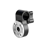 NICEYRIG ロッドクランプ 15mmロッドクランプ ARRI標準ロゼットアダプター付き31.8mm 蝶ネジ1/4 ネジ付き 多功能 DSLRデジタルカメラサポート システムに適用 -199
