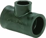 Viega 39122 ProRadiant GeoFusion HDPE Socket Fusion Tee with 2-Inch by 2-Inch by 1-Inch IPS x IPS x 