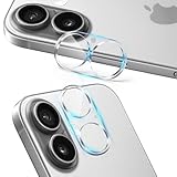 AUNEOS iPhone 17 対応 カメラフィルム 保護カバー【2025年革新·透明2枚入】全面保護 1眼レンズ保護 硬度10H アイフォン 17 用 レンズフィルム 高透過率 自動吸着 貼り付け簡単 露出オーバー防止 iPhone 17 カメラレンズプロテクター(透明２枚入, iPhone 17)