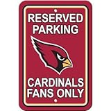 Arizona Cardinals予約大12 x 18プラスチック壁駐車場サインFootball