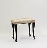 レクタングルプティスツール　シャンパン　ゴールド　シルク　リヨン