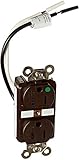Hubbell HBL8200SGA Duplex Receptacle Tamper Resistant 15 amp 125V 5-15R Brown [並行輸入品]