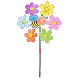 P Prettyia おもちゃ　DIY　観覧車風車　風回転子　子供　セット　面白い　安全　ランダム　全8色 - 多色8