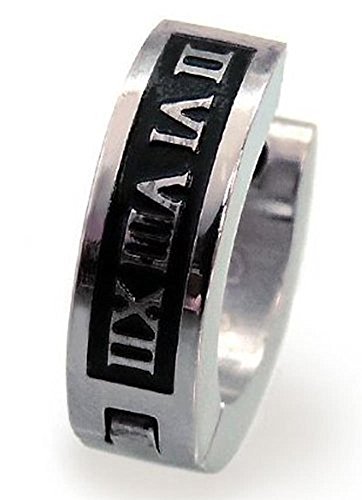 スワンユニオン シングルピアス メンズ 【片耳タイプ】 ローマ数字 ステンレスピアス sp30 swanunion ［スワン30日間保証書付]