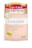 デリケートゾーン 匂い 不快 悩み 【医師監修】6種10兆個の 乳酸菌 サプリ フェミチャーム/プラセンタ コラーゲン ヒアルロン酸 10種美容成分 酪酸菌 配合 国内生産（30日分×1個）