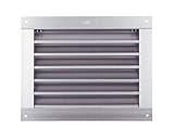 角型ガラリ（水切なし） ステンレス網付シルバー SAG-150x300　　新協和