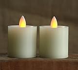 Iflicker RealワックスLED Candle The Look of a Moving Flame 2 x 2インチVotiveパックの2個