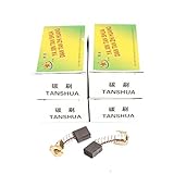 電動ハンマードリルモータ用DealMux 5ペア9x8x5mmカーボンブラシパワーツール