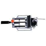 Demiawaking ミニバイス 小型 万力 丸い物 木材　穴開け加工 金工 作業に活躍 高精密卓上ミニ万力　細かい作業　簡単に取り付け　アルミニウム合金