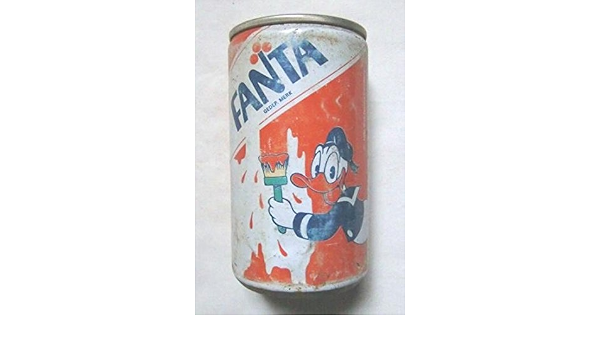 Amazon ドナルド ダック ディズニー ファンタ ヴィンテージ空き缶 ｄｉｓｎｅｙ １９８６年 オランダ販売 通販