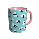 マグカップ かわいい パンダ柄 コーヒーカップ コーヒーマグ マジックカップ 330ML 耐熱 プリント 陶器 ミルクコップ セラミックマグ ティーカップ かわいい おしゃれ 贈り物 水コップ プレゼント